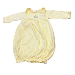 Bright Future Yellow Baby Sleep Dress/Sack Pajamas 0-3 Months Hand Covers